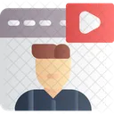Youtuber Inhalt Ersteller Symbol