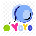 Yoyo Toy Skill Toy Plaything Icon