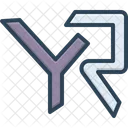 Yr Alphabets Letters Icon