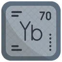 Ytterbium Chemistry Periodic Table Icon