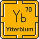 Ytterbium Preodic Table Preodic Elements Icono