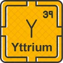 Yttrium Preodic Table Preodic Elements 아이콘