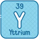 Yttrium Chemistry Periodic Table Icon