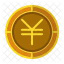 Moneda Yuan China Icono