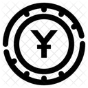 Yuan Currency Exchange Digital Currency Icon
