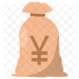 Yuan money bag  Icon