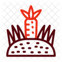 Yucca Gemuse Vegetarisch Symbol