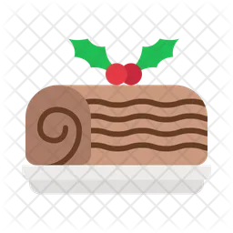 Yule log  Icon