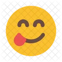 Yummy Smiley Tongue Icon
