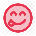 Yummy Smiley Tongue Icon