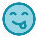 Yummy Smiley Emoticon Icon