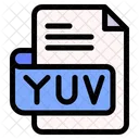 Yuv File Type File Format Icon