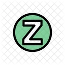 Z Alphabet Buchstabe Icon