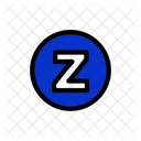 Z Alphabet Buchstabe Icon