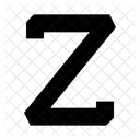 Z Alphabet Buchstabe Symbol