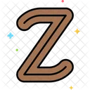 Z Z Letter Alphabet Icon