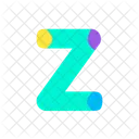 Z Alphabet Letter Icon