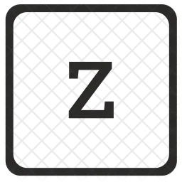 Z alphabet  Icon