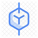 Z Axis Education Cube Icon
