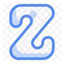 Z Buchstabe Buchstabe Alphabet Icon