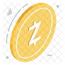 Moneda En Efectivo Z Criptomoneda Cripto Icon