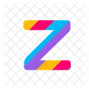 Z Alphabet Letter Icon