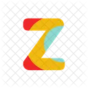 Z Alphabet Letter Icon