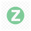 Z Alphabet Letter Icon