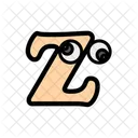 Z Alphabet Letter Icon