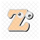 Z Alphabet Letter Icon