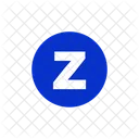 Z Alphabet Letter Icon