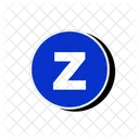 Z Alphabet Letter Icon