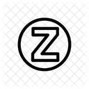 Z Alphabet Letter Icon