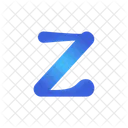 Z Alphabet Letter Icon