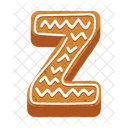 Z Letter Cookies Cookies Biscuit Icon