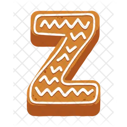 Z Letter Cookies  Icon