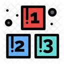 Zahlenwürfel  Symbol