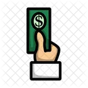 Zahlung Dollar Pfeil Symbol