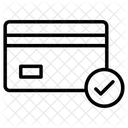 Zahlung Erfolgreich Bankomatkarte Zahlungskarte Symbol