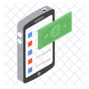 Zahlungsgateway Mobile Banking Smartphone Banking Symbol