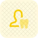 Zahnärztlicher Patient  Symbol