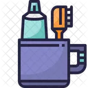 Zahnburste Zahnpasta Paste Symbol