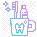 Zahnburste Zahne Zahn Symbol