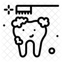 Zahnburste Zahnburste Zahnpflege Symbol