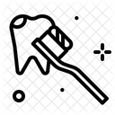 Zahnburste Zahnburste Zahnpflege Symbol