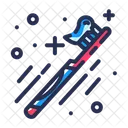 Zahnpflege Zahnburste Symbol