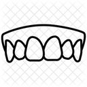 Zahnersatz Karies Teilprothese Symbol