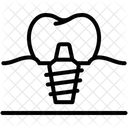 Zahnprothese Symbol