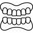Zahnprothese  Symbol