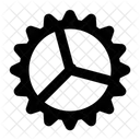 Zahnrad Einstellung Getriebe Symbol